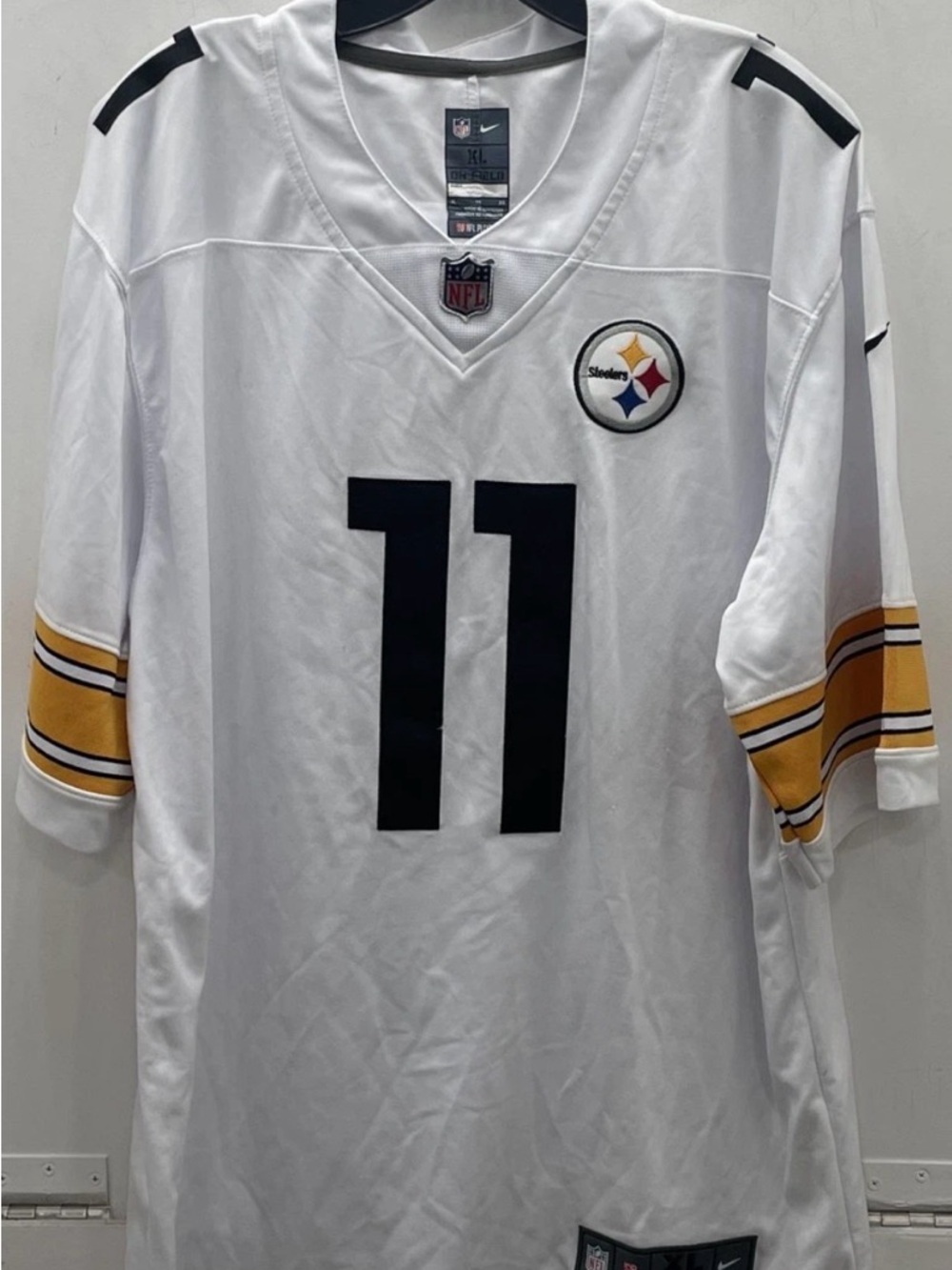 Nike White Pittsburgh Steelers #11 Football Jersey